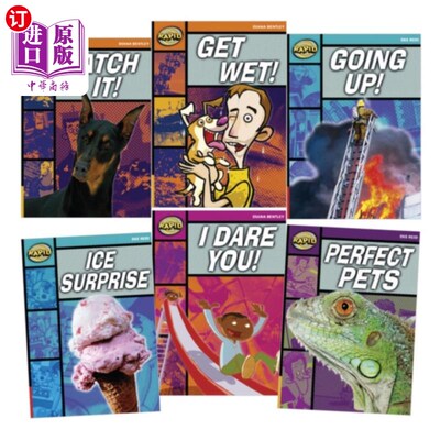 海外直订Learn at Home: Rapid Reading Pack 1 for struggling readers in Years 3-6 (6 dysle 学习主页：快速打包1（6册）