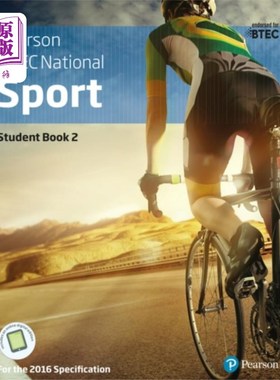 海外直订BTEC Nationals Sport Student Book 2 + Activebook BTEC国家体育学生手册2 +活动手册