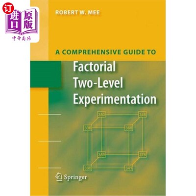 海外直订A Comprehensive Guide to Factorial Two-Level Experimentation 因子二级实验综合指南