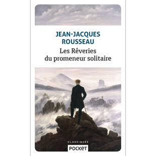 【法文版】卢梭 一个孤独漫步者的遐想 口袋本 LES REVERIES DU PROMENEUR SOLITAIRE 法文原版 Jean Rousseau【中商原版】