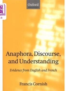 海外直订Anaphora, Discourse, and Understanding 回指、语篇与理解