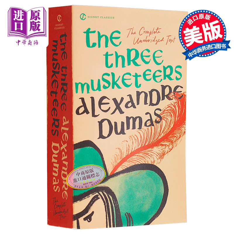 预售【中商原版】三个火枪手英文原版经典文学 The Three Musketeers(Signet Classics) Alexandre Dumas père