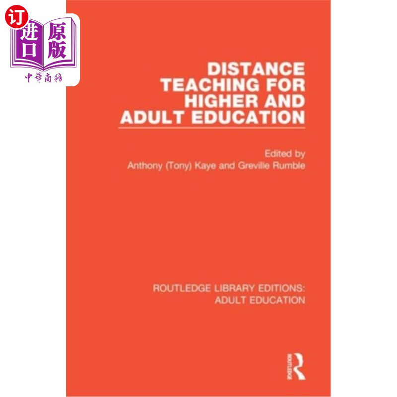 海外直订Distance Teaching for Higher and Adult Education 高等和成人教育的远程教学