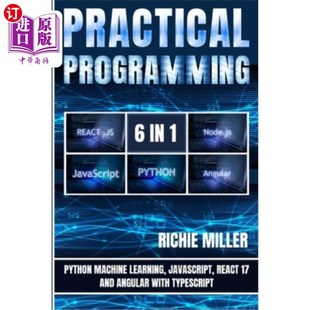 Python And Learning Machine React 海外直订Practical JavaScript Programming 实用编程6合1