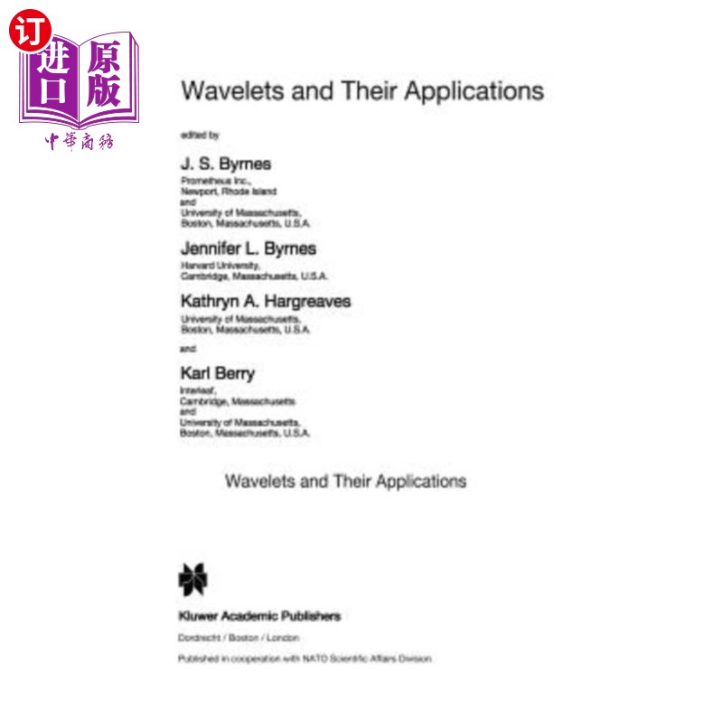 海外直订Wavelets and Their Applications 小波及其应用