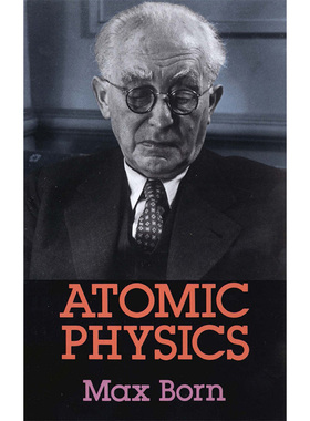 【中商原版】马克斯·玻恩：原子物理学 英文原版 Atomic Physics: 8th Edition Max Born Dover Publications