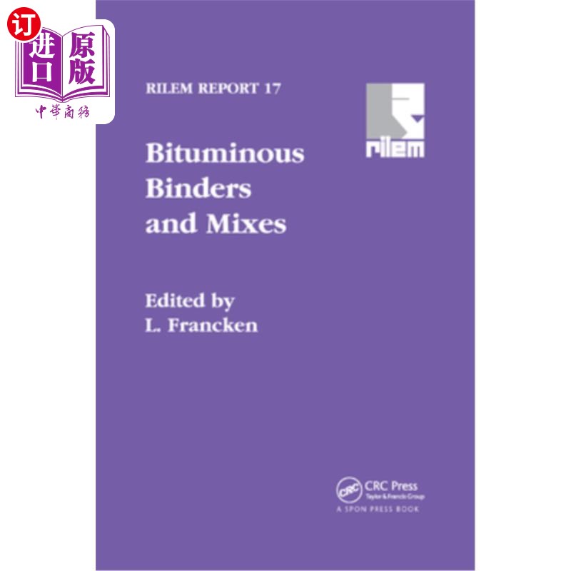 海外直订Bituminous Binders and Mixes