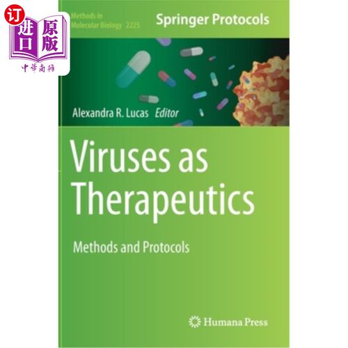 海外直订医药图书Viruses as Therapeutics: Methods and Protocols 病毒作为治疗:方法和协议