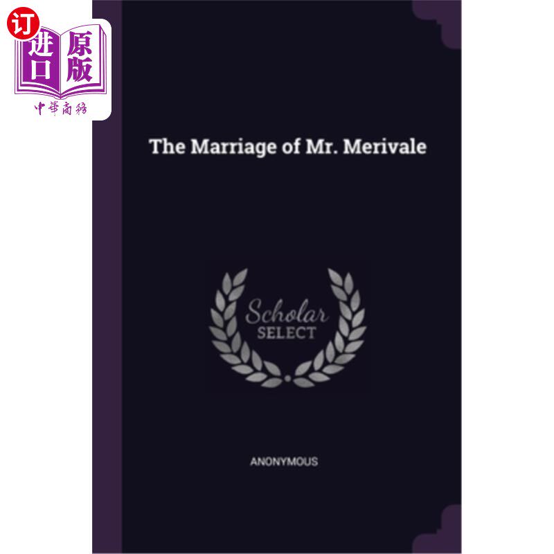 海外直订The Marriage of Mr. Merivale 梅里维尔先生的婚礼