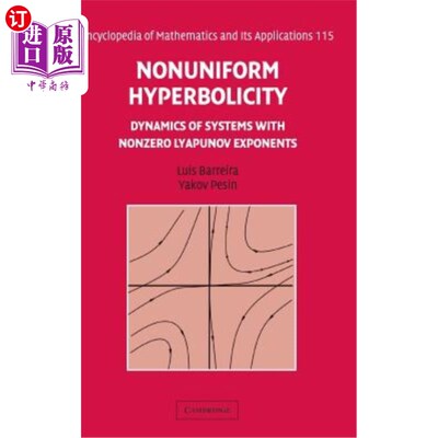 海外直订Nonuniform Hyperbolicity: Dynamics of Systems with Nonzero Lyapunov Exponents 非均匀双曲线