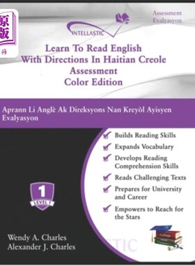 海外直订Learn To Read English With Directions In Haitian Creole Assessment: Color Editio 学习阅读海地克里奥尔语评估