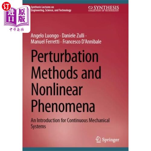 海外直订Perturbation Methods and Nonlinear Phenomena 摄动方法与非线性现象