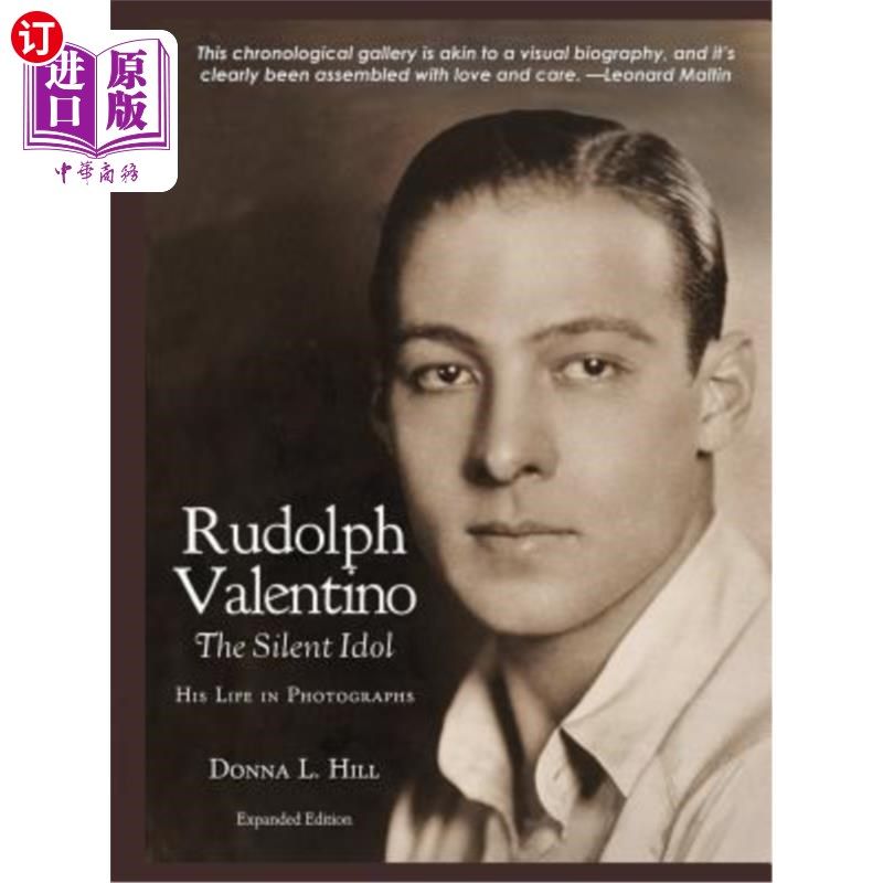 海外直订rudolph valentino the silent idol: his life in