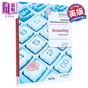 and Accounting Cambridge 第2版 现货 Alevel会计学学生用书 International Edition Second Level 中商原版 剑桥国际AS