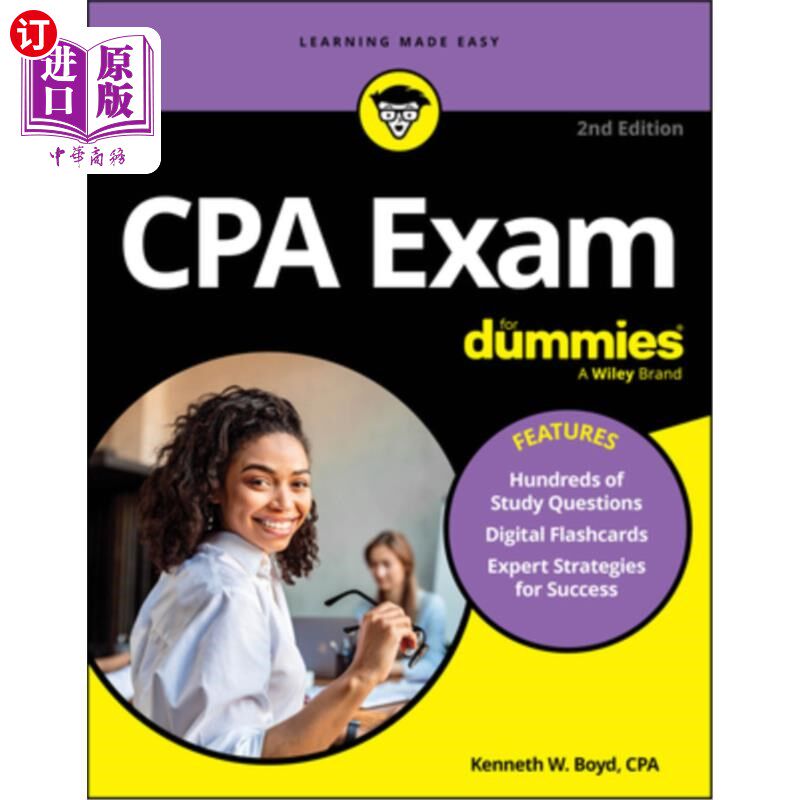 海外直订CPA Exam for Dummies 注册会计师入门考试