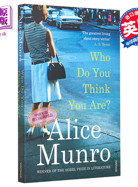 爱丽丝门罗 艾丽斯芒罗 你以为你是谁 2013年诺贝尔文学奖得主 英文原版 Who Do You Think You Are Alice Munro【中商原版】