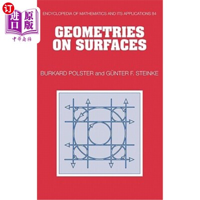 海外直订Geometries on Surfaces 曲面上的几何图形