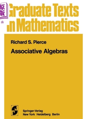 现货 结合代数 第1版 Associative Algebras R S Pierce【中商原版】