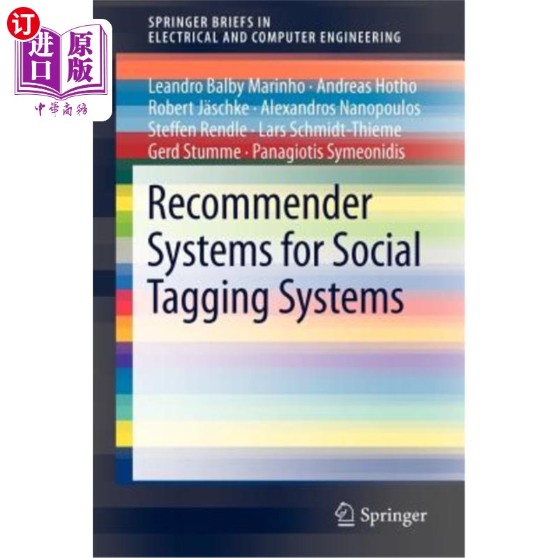 海外直订Recommender Systems for Social Tagging Systems 社会标签系统的推荐系统