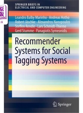 海外直订Recommender Systems for Social Tagging Systems 社会标签系统的推荐系统