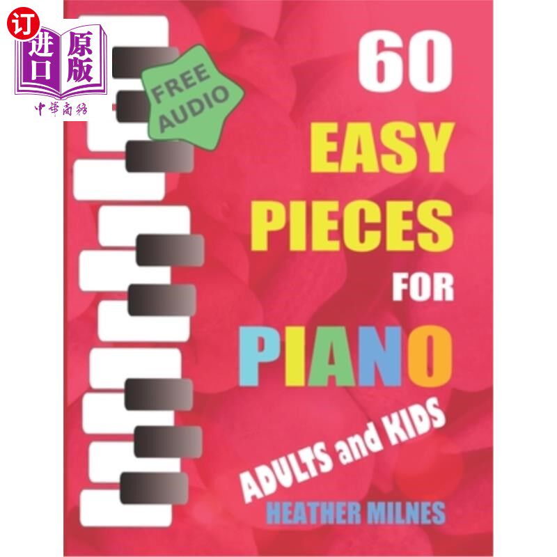 海外直订60 Easy Pieces for Piano: Popular classical, folk and Christmas tunes arranged f 60个简单的钢琴曲:流行的古