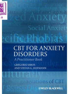 预售 焦虑性障碍的认知行为治疗 Cbt For Anxiety Disorders Gregoris Simos 英文原版 中商原版 Wiley【中商原版】