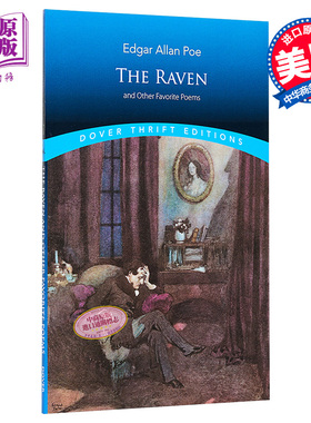 现货 爱伦坡：乌鸦及其他诗歌 英文原版 The Raven Dover Thrift Editions Edgar Allan Poe 外国诗歌