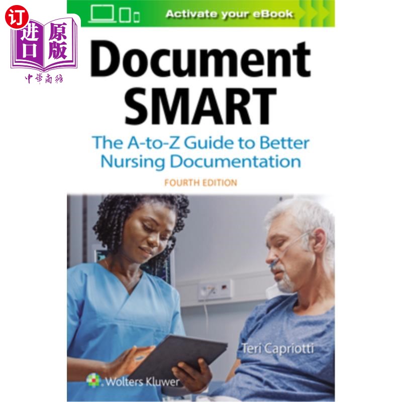 海外直订医药图书Document Smart: The A-To-Z Guide to Better Nursing Documentation 文档智能:更好的护理文档A-To-Z指南