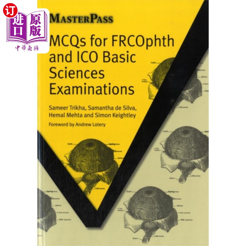 海外直订医药图书MCQs for FRCOphth and ICO Basic Sciences Examina... 联邦理工大学基础科学考试MCQs