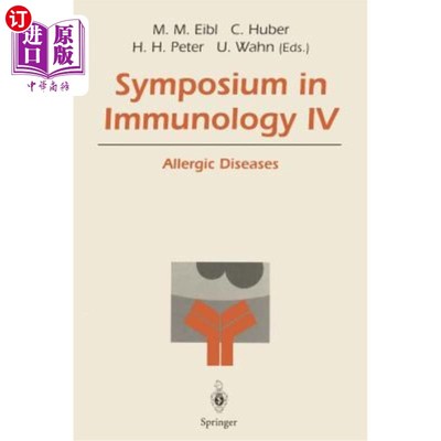海外直订医药图书Symposium in Immunology IV: Allergic Diseases 免疫学研讨会四：过敏性疾病