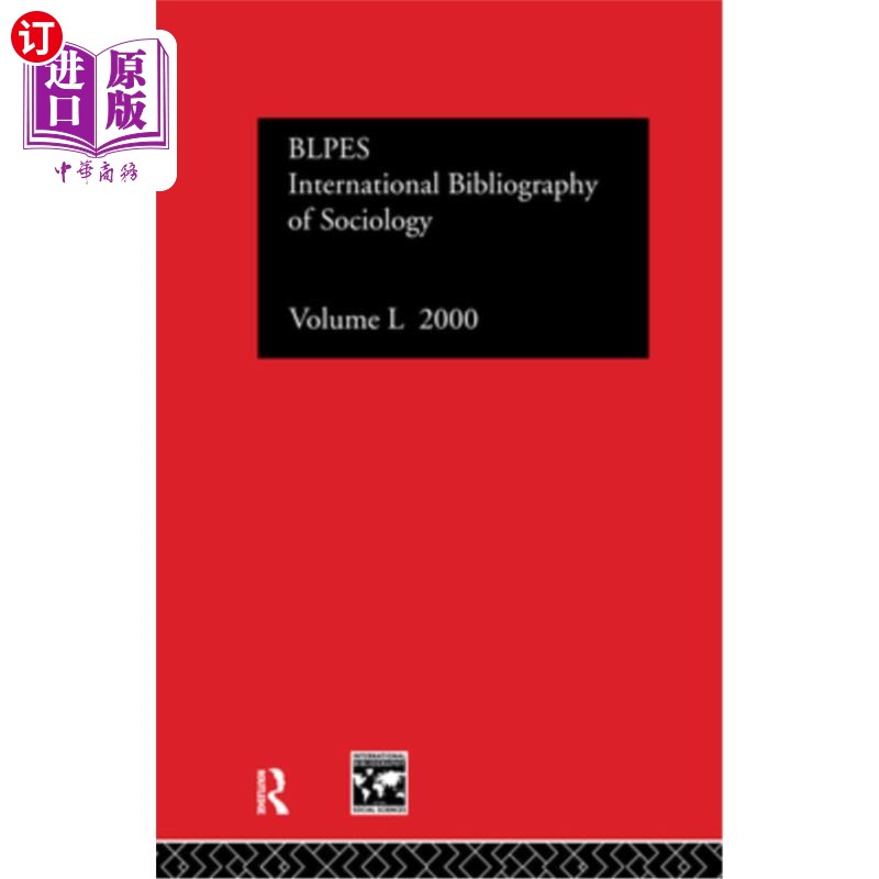 海外直订Ibss: Sociology: 2000 Vol.50 Ibss：社会学：2000年第50卷