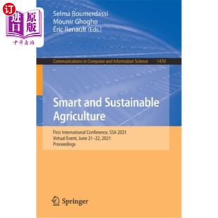 智能与可持续农业 and Sustainable International Ssa Conference Agriculture 海外直订Smart 第一届国际会 2021 Vir First