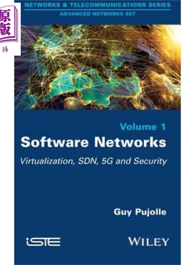 现货 高级网络 Software Networks Virtualization SDN 5G and Security 英文原版 Guy Pujolle【中商原版】Wiley 计算机科学