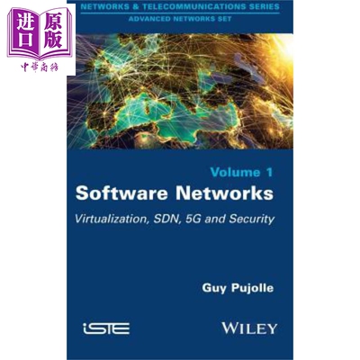 现货 高级网络 Software Networks Virtualization SDN 5G and Security 英文原版 Guy Pujolle【中商原版】Wiley 计算机科学