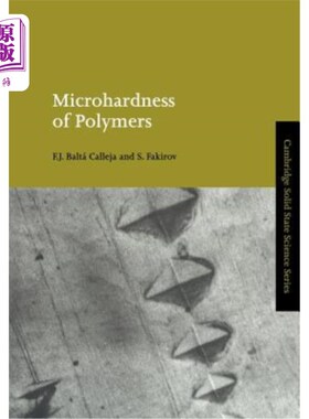 海外直订Microhardness of Polymers 显微硬度的聚合物
