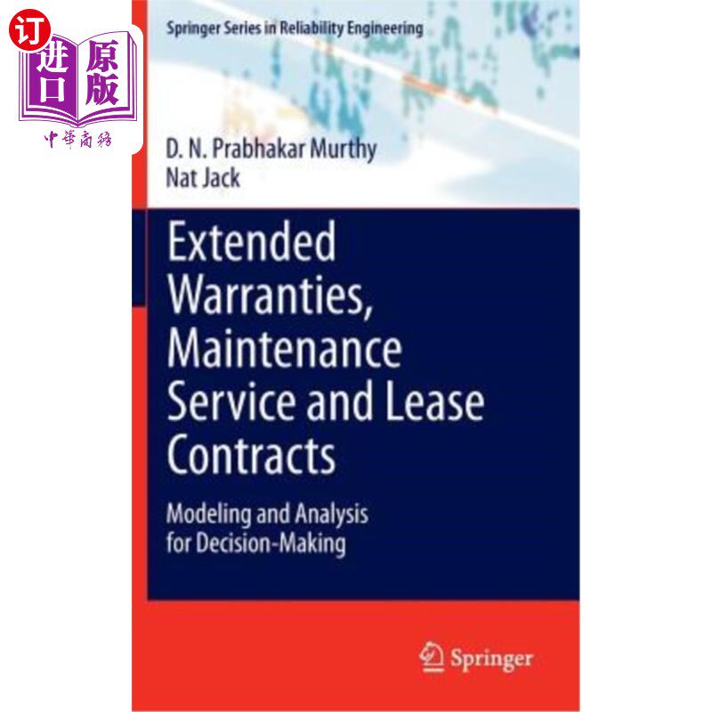 海外直订Extended Warranties, Maintenance Service and Lease Contracts: Modeling and Analy 延长保修，维修服务和租赁合同:
