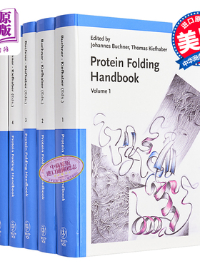 现货 蛋白质褶皱手册 Protein Folding Handbook 5V Set Johannes Buchner 英文原版 中商原版 Wiley【中商原版】