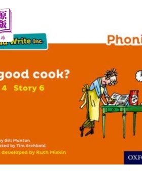 海外直订Read Write Inc. Phonics: Orange Set 4 Storybook ... Read Write公司自然拼读:橙色套装4故事书6好厨师?