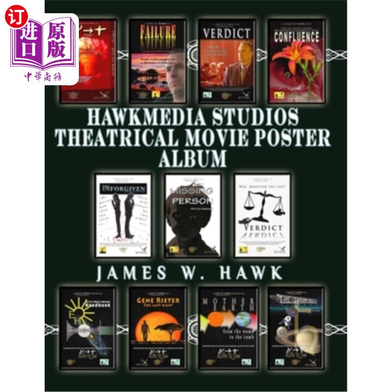 海外直订HawkMedia Studios Theatrical Movie Poster Album HawkMedia工作室剧场电影海报集