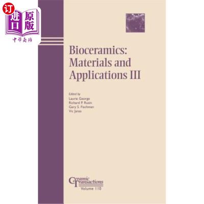海外直订医药图书Bioceramics #3 CT Vol 110 生物陶瓷#3 CT第110卷