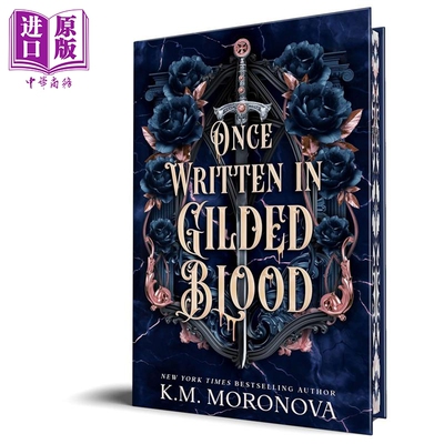 预售 镀金之血 特装版 无情天命系列2 Once Written in Gilded Blood Cruel Fates Duet 英文原版 K.M. Moronova【中商原版】