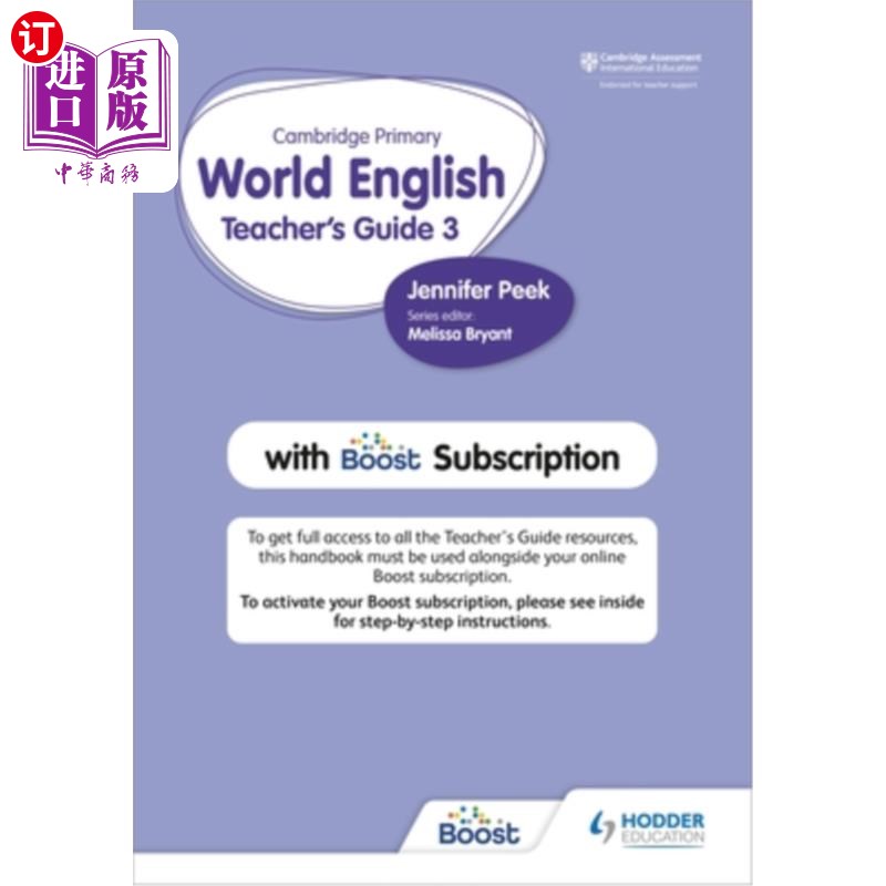 海外直订Cambridge Primary World English Teacher's Guide Stage 3 with Boost Subscription 剑桥初级世界英语教师指南第