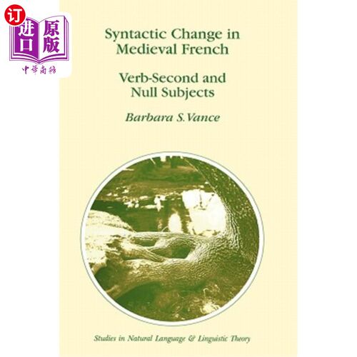 海外直订Syntactic Change in Medieval French 中世纪法语的句法变化