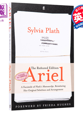 西尔维娅普拉斯诗集:爱丽尔 英文原版 Ariel 修订版美国诗人 Sylvia Plath 【中商原版】费伯诗歌