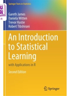 海外直订An Introduction to Statistical Learning: with Applications in R 统计学习导论及其在R