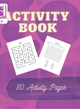 海外直订Activity Book: 80 Activity Pages 活动手册:80个活动页