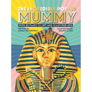 The Incredible Pop-up Mummy 不可思议的木乃伊(立体弹出书) 英文原版 进口图书 儿童绘本 儿童百科图书 立体书【中商原版】