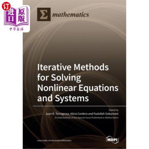 海外直订Iterative Methods for Solving Nonlinear Equations and Systems 求解非线性方程组和系统的迭代方法