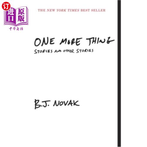 海外直订One More Thing: Stories and Other Stories 还有一件事：故事和其他故事