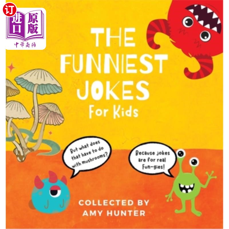 海外直订The Funniest Jokes for Kids 给孩子的最有趣的笑话